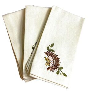 🔥NEW🔥 POTTERY BARN‎ CREWEL NAPKINS